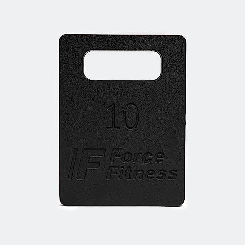 FORCE FITNESS Gjutjärn Viktskivor för Rucking Ryggsäck – 5–25kg Träningsvikter för Viktväst, Hemmagym, Konditionsträning, Vandring, Funktionell Träning & Styrketräning