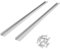 QWORK® 2 Stück 800mm T-Schiene T-Nut Gehrungsschiene Alu, für Tischsäge Router Tisch Holzbearbeitungswerkzeug