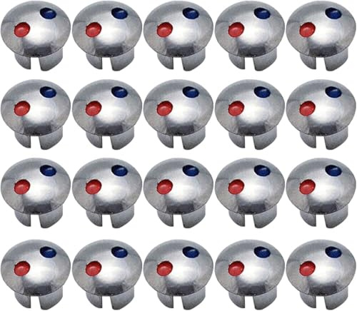 20 Pcs Faucet Replacement Part| Faucet Handle Index Buttons Faucets Replacement Part,Hot Cold Water Markers, Hot and Cold Signs Button Hot Cold Water Label for Kitchen Air Tool Parts & Accessories