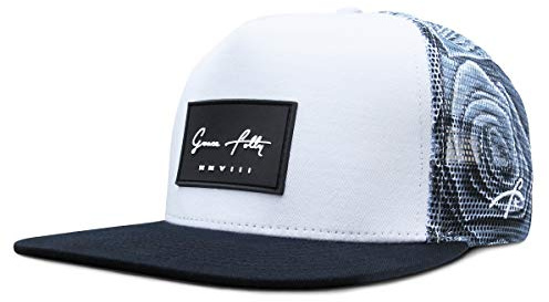 Grace Folly Trucker Hat for Men & Women. Snapback Mesh Caps (US, Alpha, One Size, One Size, Rose- Gray)