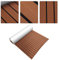SOULONG Schaum Teak Bodenbelag Fußboden Teak Selbstklebend Matt Yacht Fit für Yacht und Wohnmobil, 240 * 90 * 0.6cm(Grau)