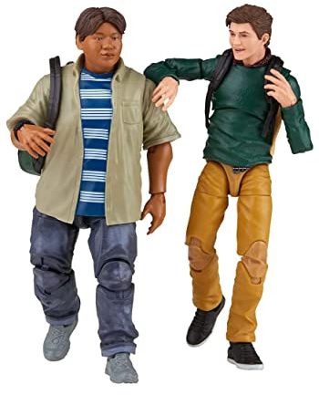 Marvel Legends Series Spider-Man 60th Anniversary Peter Parker und Ned Leeds MCU 2er-Pack, 15 cm große Action-Figuren, 7 Accessoires