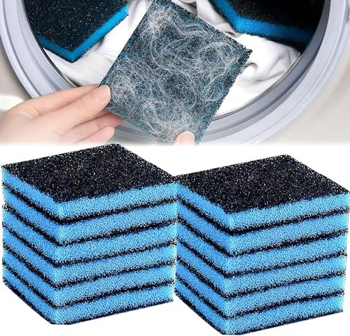 Tierhaarentferner für Wäsche, wiederverwendbarer Hundehaarfänger, Waschmaschinenschutz, entfernt Tierfell, Haare, Fusseln, Schuppen von Kleidung und Wäsche