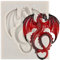 MINFEIDMS Drachen Silikonform Fliegender Drache Fondant Form Tier Drache Schokoladenform für Zucker Kuchen Dekorieren Cupcake Topper Gummipaste Süßigkeiten Polymer Clay