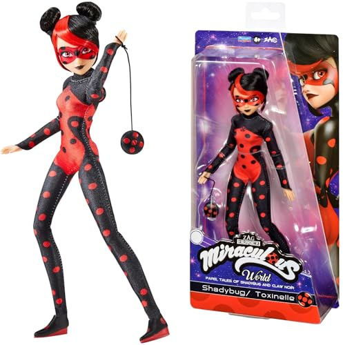 Poupée articulée - BANDAI - Miraculous World Paris - Shadybug - 26 cm
