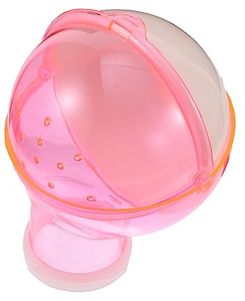 Happyyami Bain de Sable Salle de Bain Pratique pour Hamster de Boule en Plastique Léger pour Hamsters et Chinchillas, pour Cage et Sauna