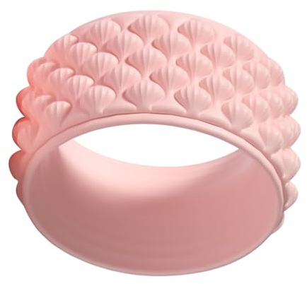 Rullar för muskelmassage – 32 x 15,5 cm triggerpunkt yogahjul, djup vävnadsavlastningsrulle, fitnesstillbehör, halkfritt träningsverktyg, bålstyrketränare för vänner, älskare