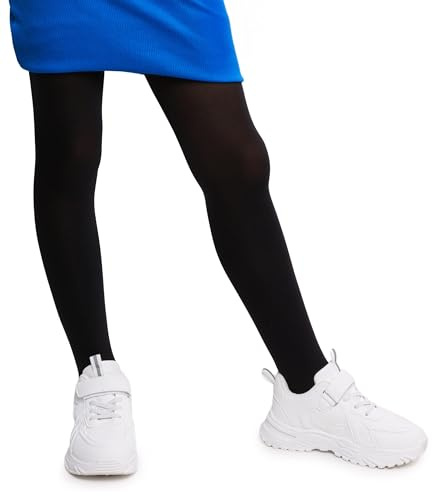 Annes styling Collant Bambina 40 DEN Microfibra Opaca Morbida e Traspirante Ideali per Scuola Danza e Uso Quotidiano