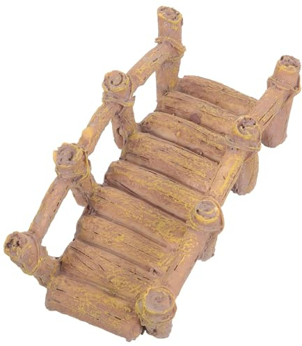 IMIKEYA Maquette de Pont Miniature en Résine, Décoration pour Table à Sable et Jardin, Ornement Décoratif Polyvalent pour Intérieur et Extérieur, Accessoire de Paysage DIY, Petit Pont