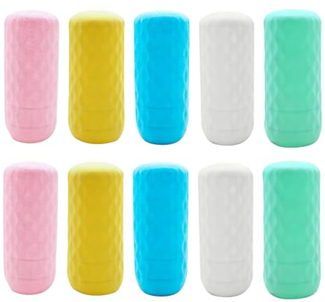Manchons en Silicone pour Bouteilles de Voyage 10PCS Anti-Fuite Housse