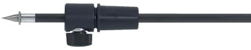 GEWA 414706 Púa para contrabajo, púa para contrabajo, cono 29/32 mm, varilla de fibra de carbono Ø 12 mm, ultraligera, longitud 40 cm, punta cromada