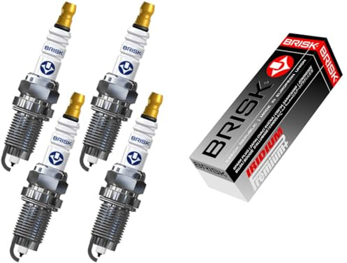BRISK Iridium Premium+ Plus P8 1626 Zündkerzen, 4 Stück