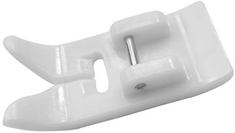 sewingfootdirekt Zick Zack Nähfuß Antihaftfuß Gleitfuß für Carina, Lidl, Aldi, FIF, TCM, AEG, Privileg, Janome, Veritas, Toyota, Quasatron, Amysa, Singer und W 6