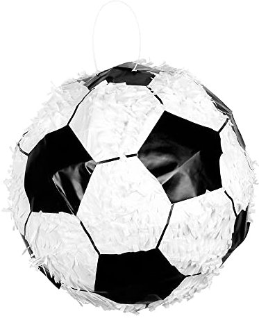 Boland 30943 Pinata Ballon de football rond en carton Noir/blanc 30 x 30 cm