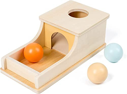 YAANI Montessori boîte de Permanence d'objet, Jeux Bebe 1 an, Montessori Bebe 6-12 Mois, Jouet Montessori 2 Ans, Jeux Enfant 3 Ans