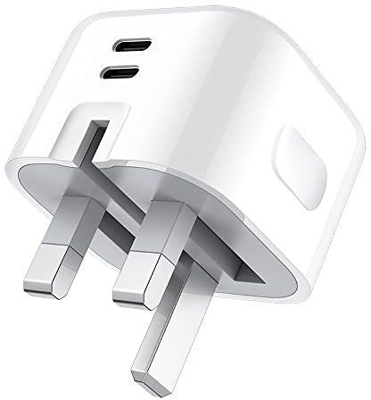 45W USB C Charger For Google Pixel 10/10 Pro/10 Pro XL/9A/9/9 Pro 9 Pro XL Fold/8A/8/8 Pro/7A/7/7 pro/6A /6/6 Pro Charger Plug, Dual USB C PD Port Adapter GaN Charger, Travel Foldable Charger Plug