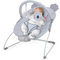 Maxmass Baby Bouncer, Infant Swing Chair with Music, Vibration, Detachable Toy Bar, Machine Washable Cover & Safety Belt, Portable Newborn Rocker for 0-6 Months