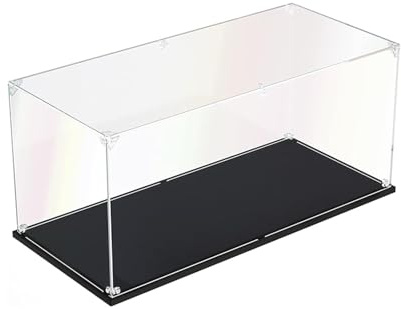 1 Pieza 45x25x20cm 3 mm Vitrina Acrílica Transparente Antipolvo,para Lego Modelo 21339 21342 42160 75947 Grand Caja de Exhibición