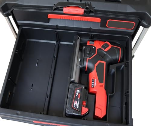 Compatible avec MILWAUKEE Packout – Insert PLA+ 3D pour scie sauteuse M18 | Organisateur ajusté pour Packout 2 et 3 tiroirs – Prêt à l’emploi (Scie sauteuse)