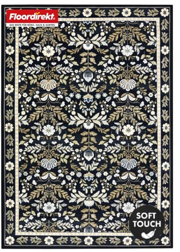 Floordirekt Kurzflor Teppich 200x290 cm – Waschbarer Rutschfester Teppich, Für Wohnzimmer, Kinderzimmer & Flur, Aristo