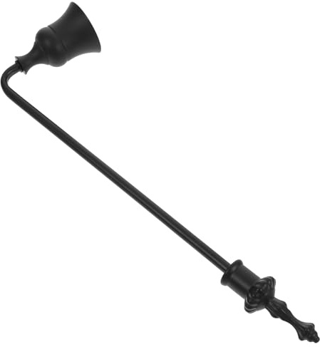 NUOBESTY Spegnicandele in Metallo con Manico Lungo Ergonomico Accessorio Portatile per Spegnere Candele in Casa per Uso Domestico e Eventi Come Matrimoni e Feste