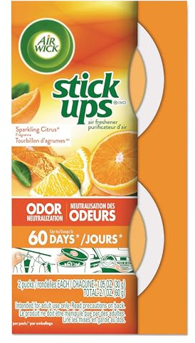 Air Wick Stick Ups Air Freshener, Sparkling Citrus, 2ct
