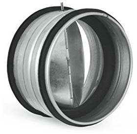 Valvola di non ritorno Aria con Guarnizione interna e esterna per Condotta Aria - Attacco Maschio Maschio - Diametro 150 mm