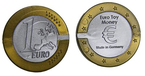 WISSNER aktiv lernen - Euro Spielgeld zum Rechnen 100 x 1 Euro Münzen