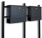 BITUXX® Doppel Standbriefkasten Briefkasten Postkasten Mailbox Briefkastenanlage mit integrierten Zeitungsfach Dunkelgrau Anthrazit