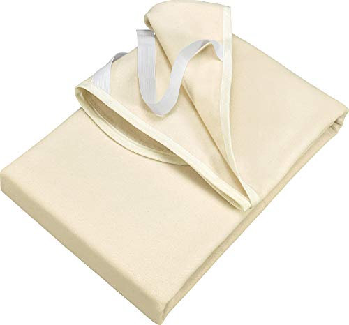 Erwin Müller Bio Matratzenauflage Eisleben kochfest Molton natur Größe 80x200 cm