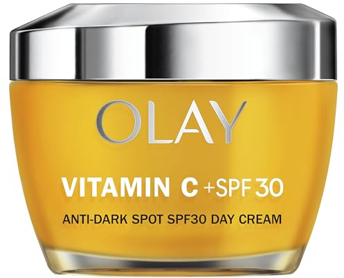 Olay Vitamin C With SPF30 Moisturiser, Day Cream With Vitamin C, Niacinamide & Anti Dark Spot SPF30 for clearly brighter skin and more even skin tone 50ml