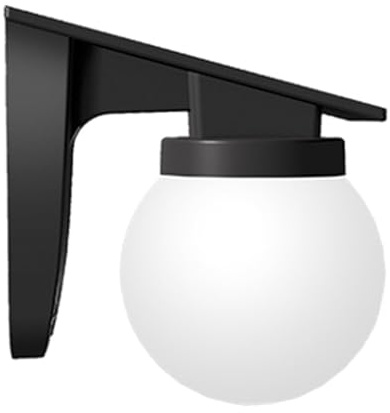 Fazvncv Lampada da parete solare impermeabile per esterni vialetti da giardino luci decorative Luce anteriore portico per cortile giardino recinzione impermeabile luce portico anteriore