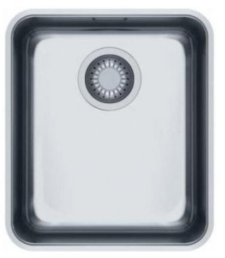 FRANKE 122.0204.647 | Évier de cuisine sous plan en acier inoxydable - Aton (ANX 110-34) | Cuve simple | Couleur/Finition : Inox soie