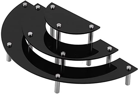 Soporte de Torre para Cupcakes, Soporte de Acrílico para Exhibición de Tartas, Organizador de Estantes de Exhibición de Postres para Cupcakes Cosméticos, Estantes de Acrílico para Decoración de Bodas,