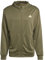 adidas Herren Train Essentials Seasonal Training Full-Zip Hoodie, Olive strata/Pulse Lime, M