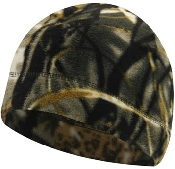 Michear Winter Fleece Hat Thermal Sport Running Hat Windproof Cycling Fleece Skull Cap Beanie Helmet Liner Soft Warm Breathable Unisex for Men Women