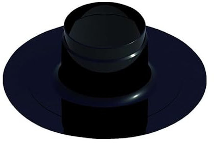 Tegola camino per tetti piani in PVC anti-UV da d.60 a d.125mm