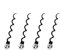 4 Pcs Replacement Corkscrew - for Rabbit Bottle Opener | Steel Needle for Bottle Opener | Wine Bottle Opener for Wine Corkscrew with Steel Needle Nature