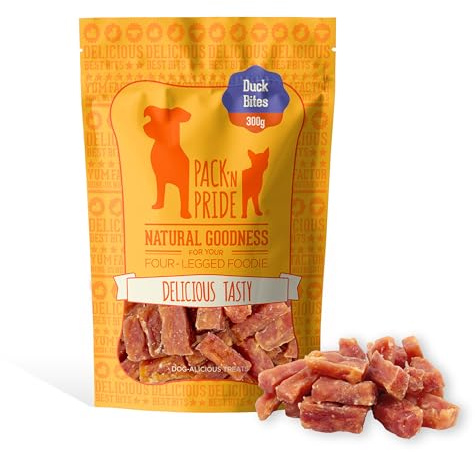 PACK'N PRIDE Air-Dried Dog Treats, 300g Pure Duck Breast Snacks
