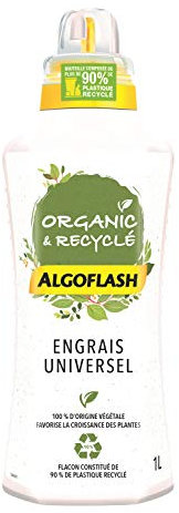 ALGOFLASH Organic & Recyclé Engrais Liquide Universel 1 L, ALIRECY1, Nicht Zutreffend