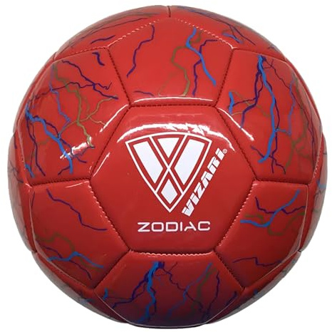 Vizari Zodiac Soccer Ball for Youth, Adults, Boys, Girls, Kids | Size 3,4,5 | Durable & Waterproof Synthetic Leather Soccer Ball (Bundle of 1, 6, & 12)
