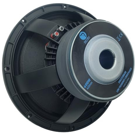 Seven Soundvector SVG12SUB600/4 Subwoofer 12 Pulgadas Altavoz Profesional de Grave Sub-Grave 4 Ohm 600W AES 1200W Peak