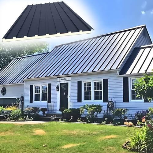 Paneles de techo de aluminio – Hojas de techo corrugadas aisladas para impermeabilización y revestimiento, ideal para terrazas y construcción de viviendas