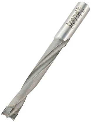 Trend CraftPro Dowel Drill Router Cutter Bit, 1/4 Inch Shank, 6mm Cut Diameter & 35mm Cut Length, Tungsten Carbide Tipped, C175X1/4TC
