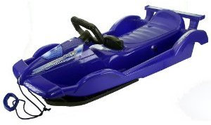 Alpen Race AlpenGaudi Schlitten Lenkbob Alpenrace 100 cm Blau Bob Wintergaudi