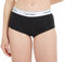 Calvin Klein Damen Hipster Boyshort aus Baumwolle mit Stretch, Schwarz (Black), S