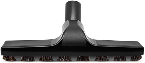 Horsehair Vacuum Brush Attachment 1 1/4 – Vacuum Attachments with 3 Hose Adapters 1.25 to 1.37 - 10.2 Brush Width, 1.25 Diameter Wands, Rotates 360° | Ideal for Wood, Tile, and Smooth Surfaces