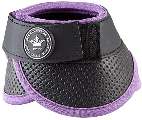 PFIFF 102042 Cloches à Sauter Rubi avec Fermeture Velcro Noir/Violet S