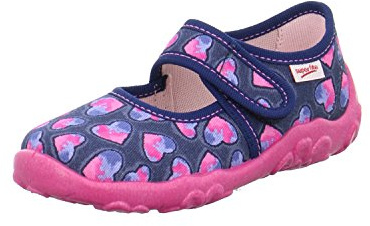 Superfit Bonny 1000280 Hausschuhe für Mädchen, Blau (Water Combination 8800), 27 EU