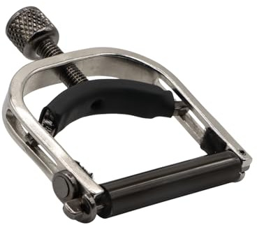 Paige™ »Original Capo P-BN« Capodastre pour Banjo 5-Cordes et Mandoline - Finition: Nickel Satiné